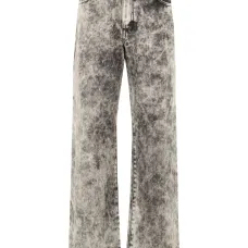 Джинсы с эффектом потертости