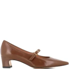 Туфли-лодочки с острым носком и каблуком 45 мм