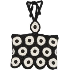 Вязаный крючком укороченный топ