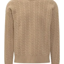 Свитер с косами