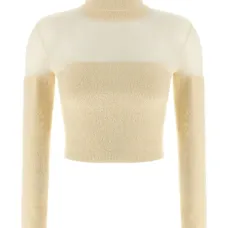 Свитер с воротником-стойкой