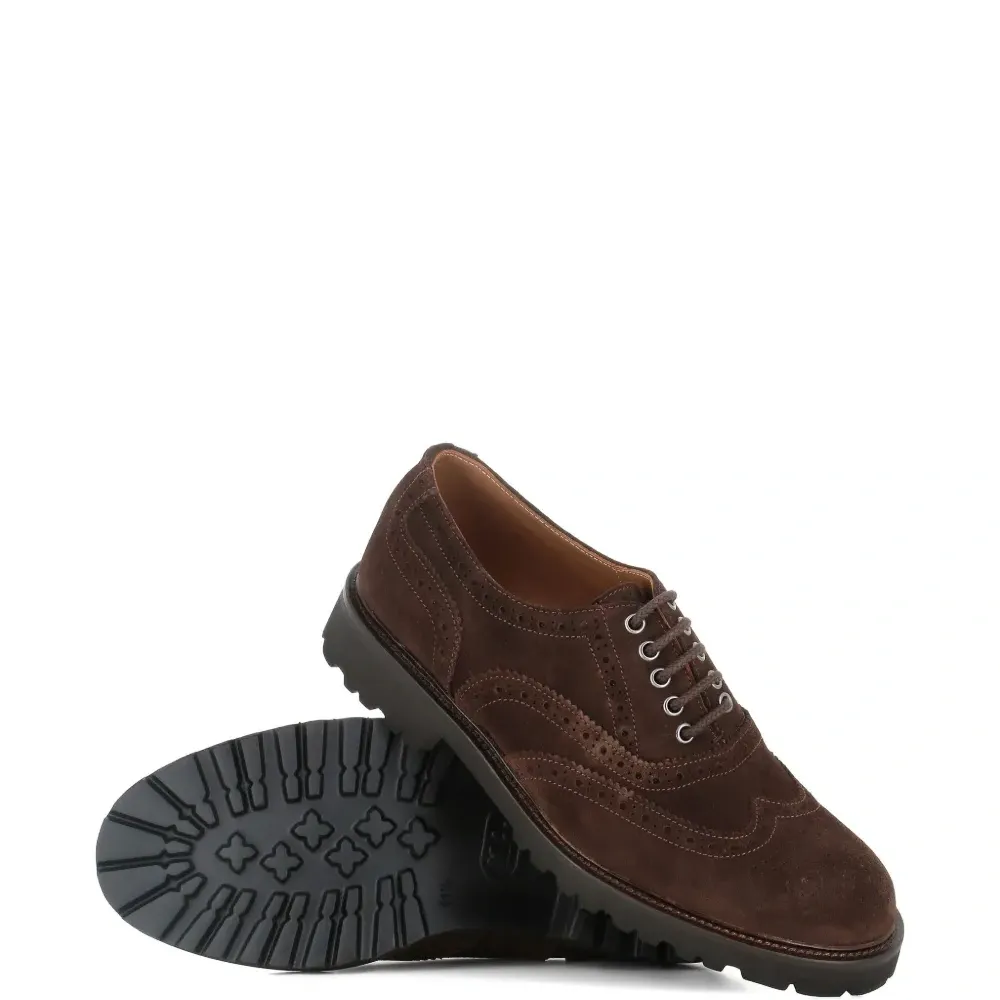 Замшевые оксфорды