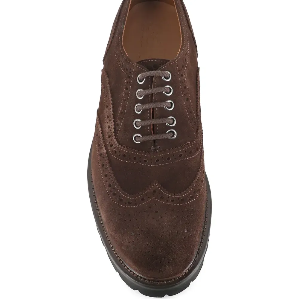 Замшевые оксфорды