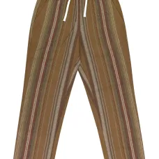 Полосатые брюки на завязках