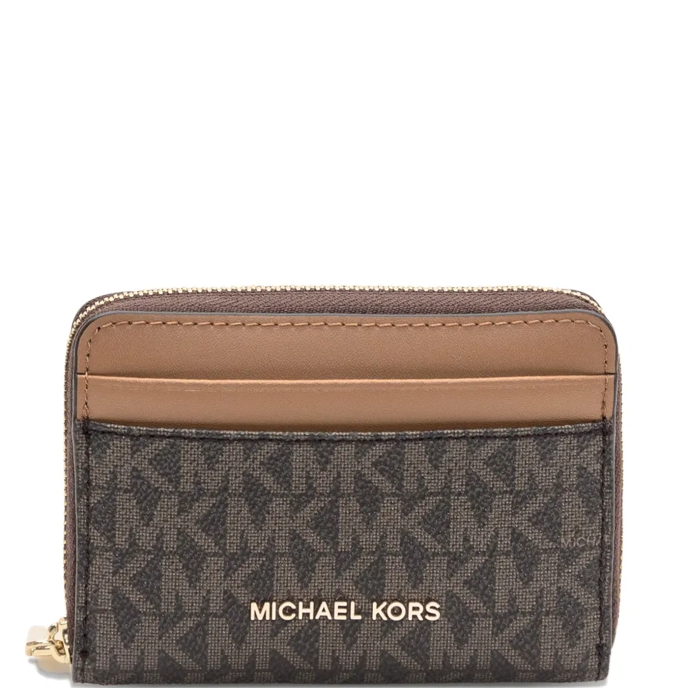 Кошелек на молнии с монограммой