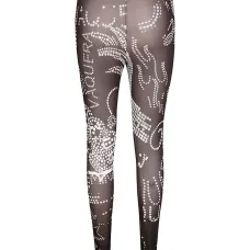 Леггинсы с нашивками-стразами