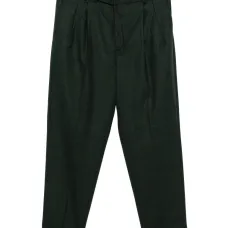 Шерстяные брюки со складками Шерстяные брюки со складками