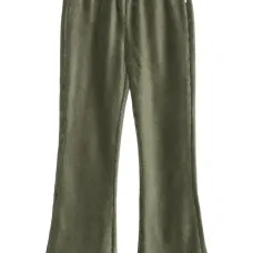 Вельветовые расклешённые брюки