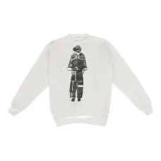 Свитшот с графическим принтом и круглым вырезом Свитшот с графическим принтом и круглым вырезом