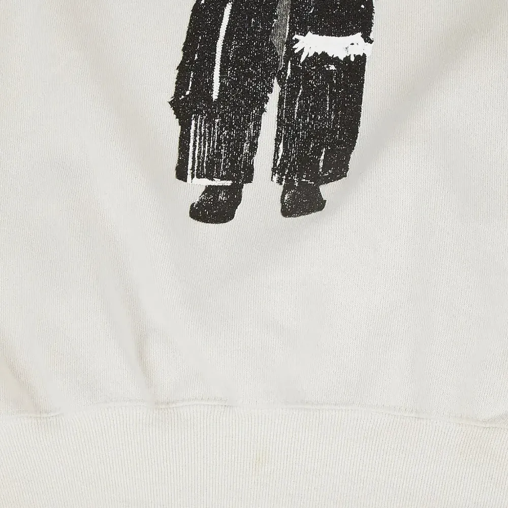 Свитшот с графическим принтом и круглым вырезом