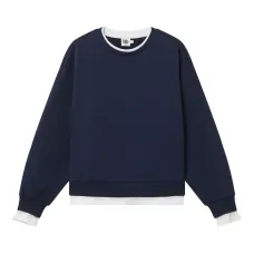 Многослойный свитшот с блестящими деталями