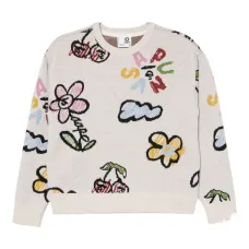 Джемпер с графичным принтом