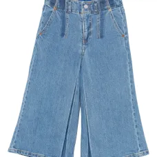 Плиссированные брюки широкого кроя