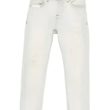 Джинсы с эффектом потертости