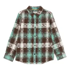 Клетчатая рубашка с длинными рукавами