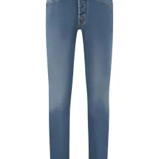 Джинсы с нашивкой-логотипом