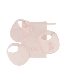 Слюнявчики с узором FF (набор из трёх штук)