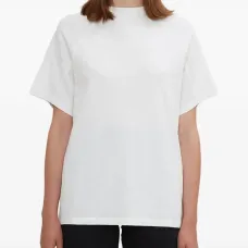 Футболка с ребристым воротником