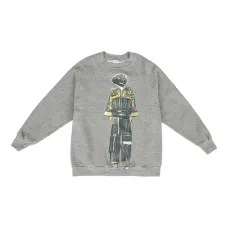 Свитшот с графическим принтом и круглым вырезом Свитшот с графическим принтом и круглым вырезом