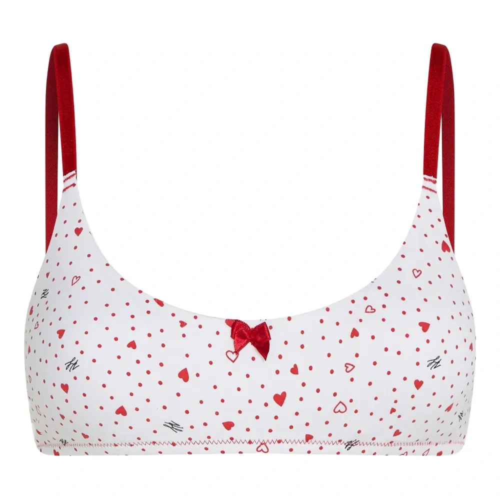 Бюстгальтер-бралетт с принтом