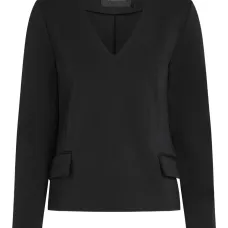 Топ с клапанными карманами