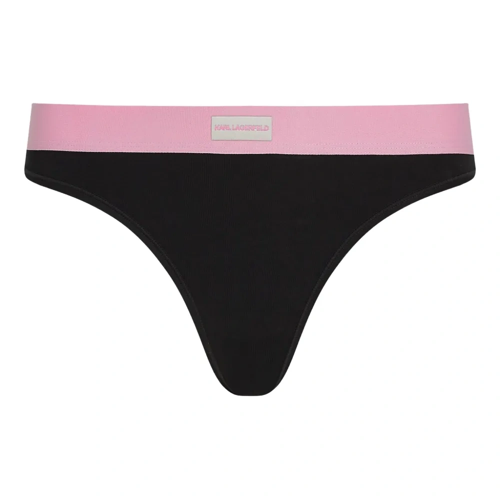 Комплект из двух трусов-стрингов с логотипом