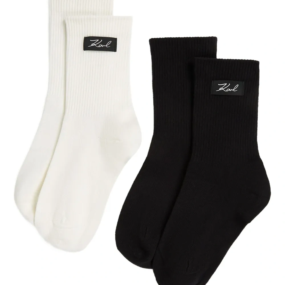 Комплект из двух пар носков с логотипом