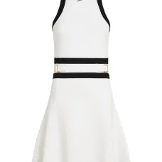 Трикотажное платье с поясом