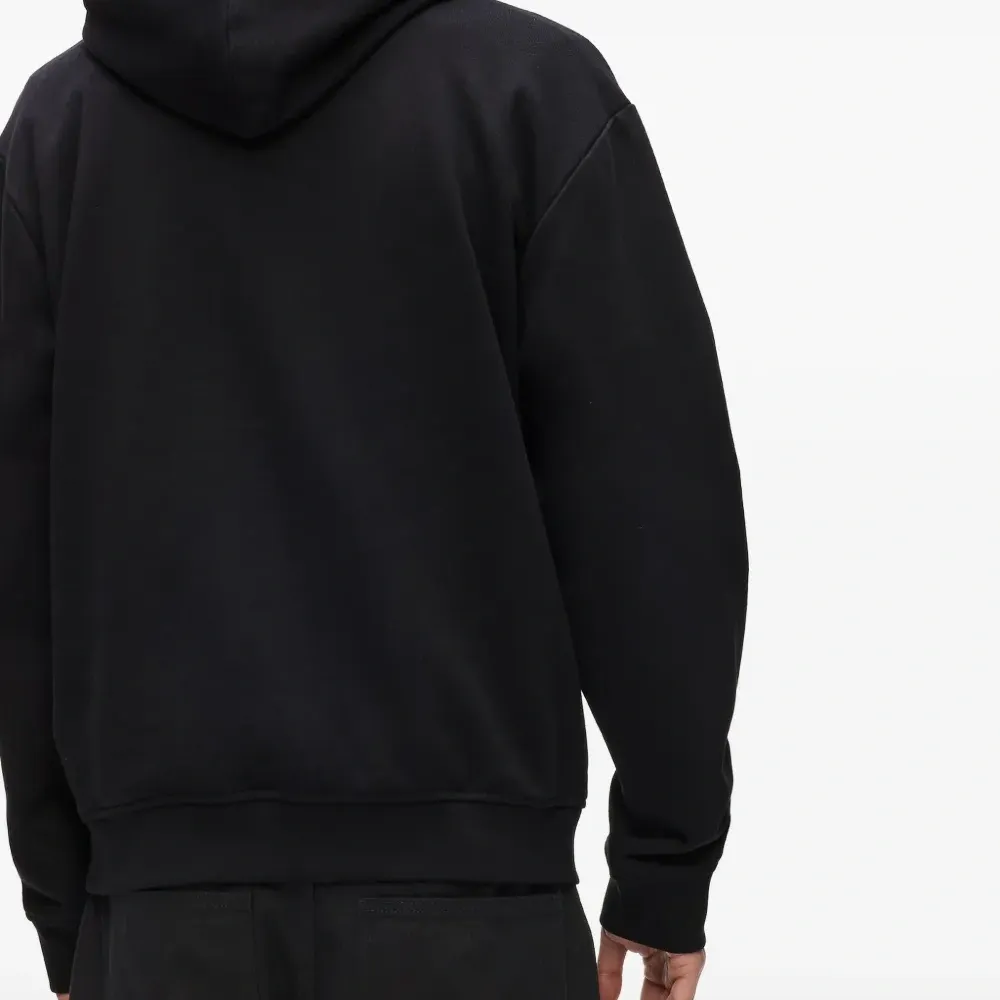 Худи с карманом из денима