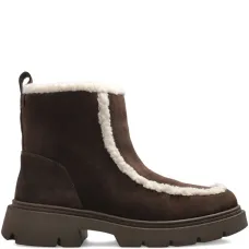 Байкерские ботинки из замши