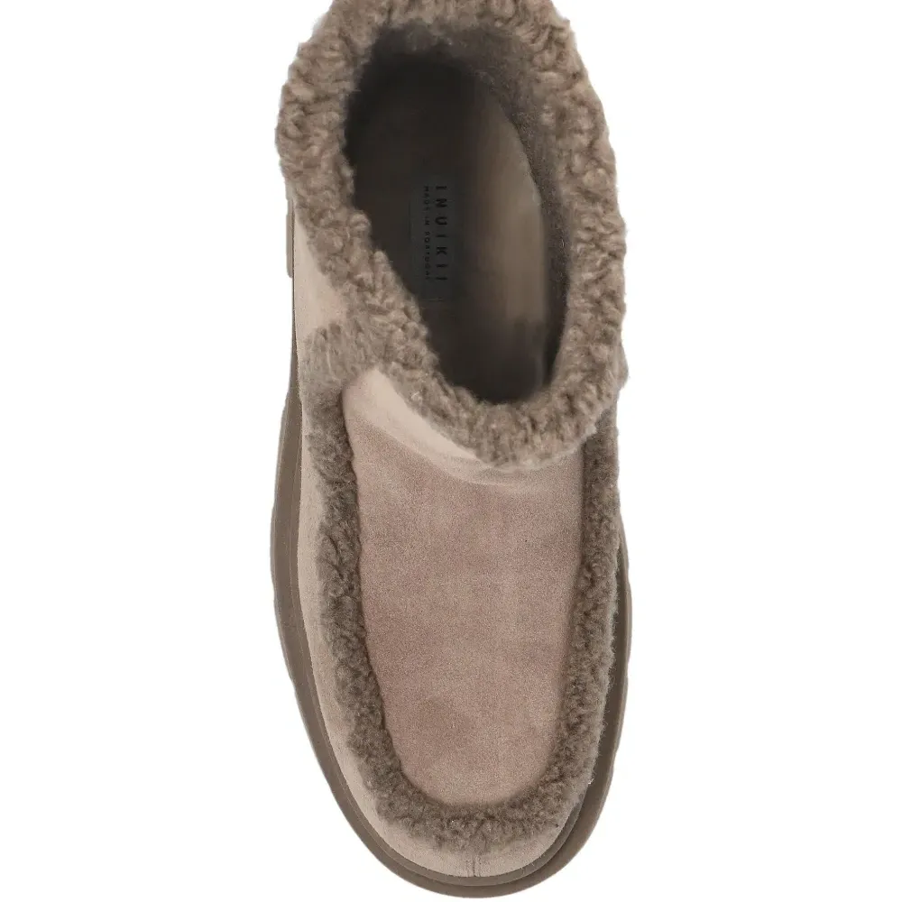 Ботинки до щиколотки с отделкой из овчины