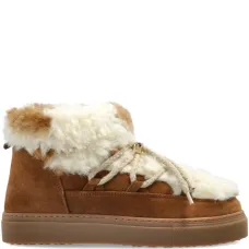 Кроссовки на шнуровке с мехом