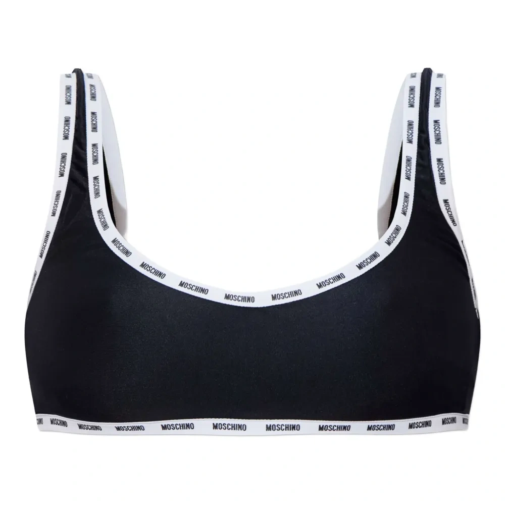 Топ-бикини с отделкой логотипом Топ-бикини с отделкой логотипом