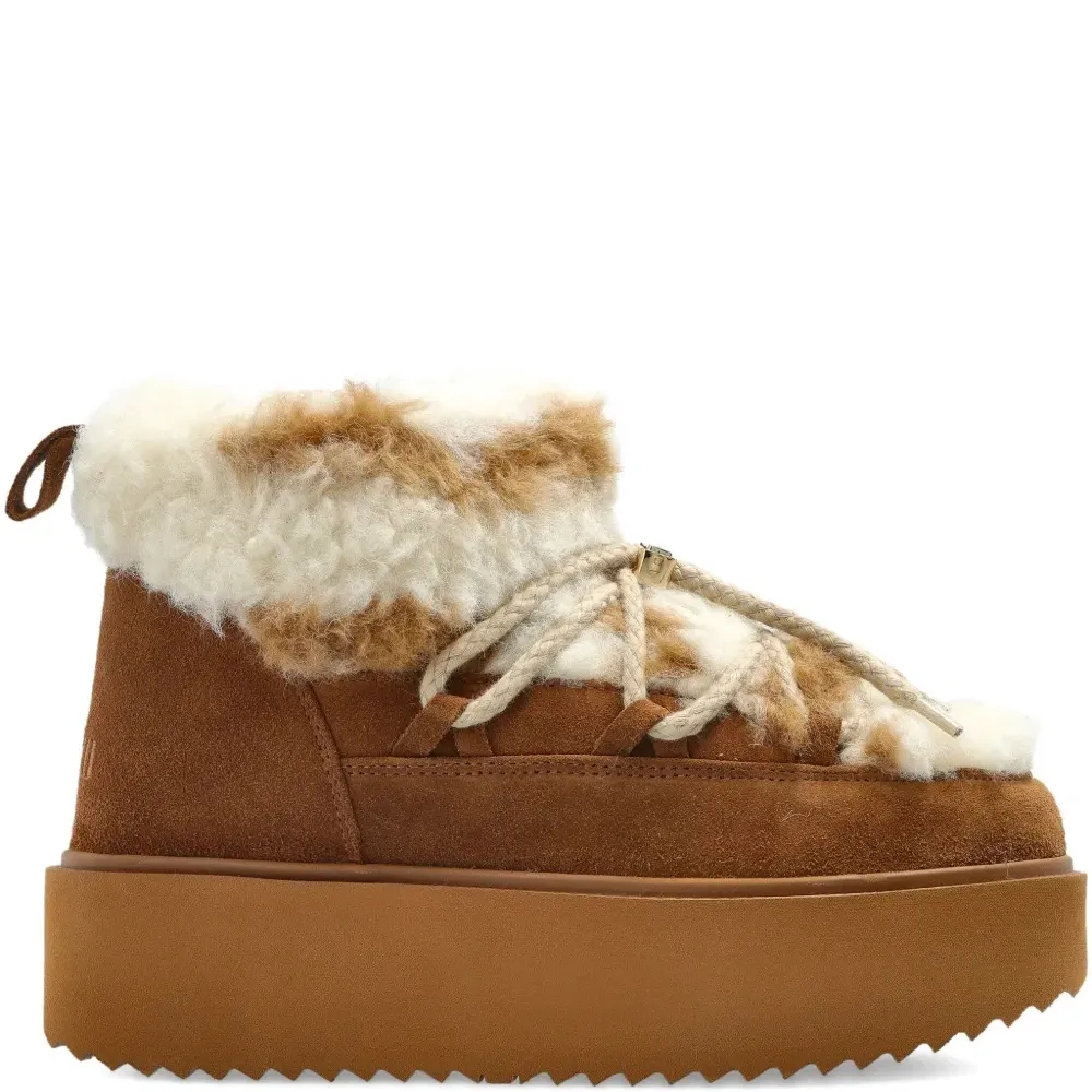 Кроссовки на платформе с шнуровкой