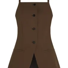 Жилет с квадратным вырезом