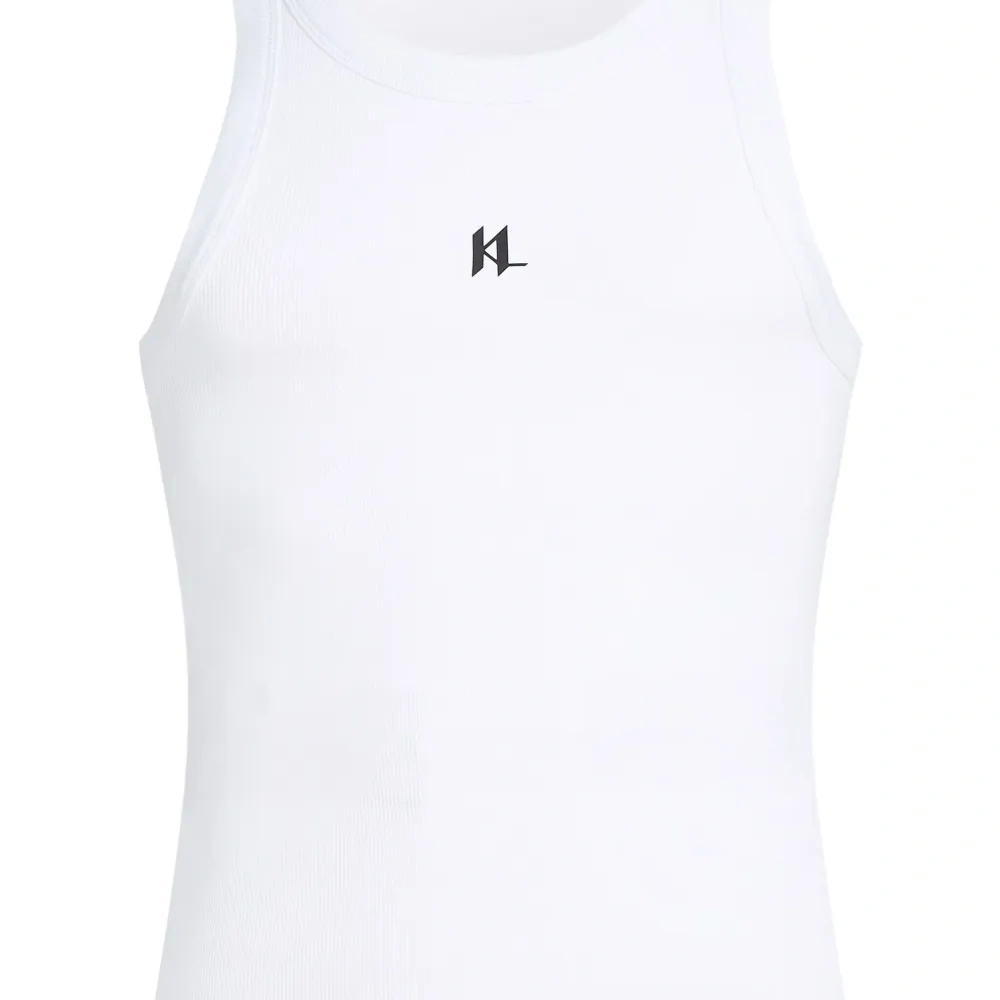 Топ-майка с нашивкой-логотипом