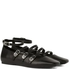 Балетки с ремешками и пряжками Балетки с ремешками и пряжками