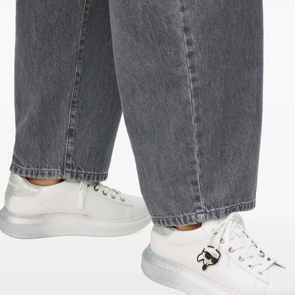 Кеды Kapri с глиттерной аппликацией