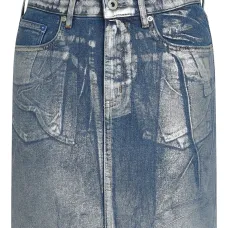 Джинсовая юбка мини