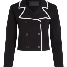 Кардиган на двухбортной застежке