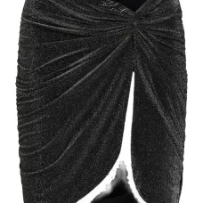 Юбка с эффектом металлик