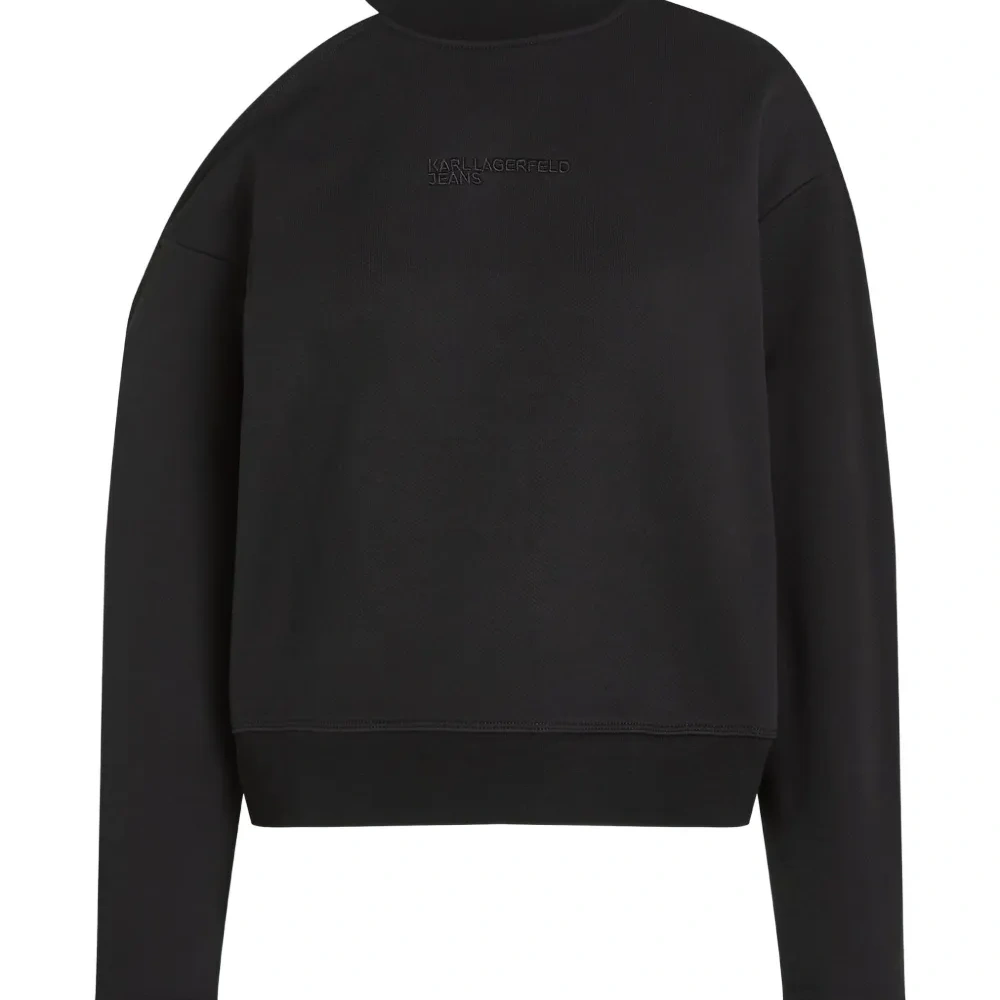 Толстовка с высоким воротником и вырезами Толстовка с высоким воротником и вырезами