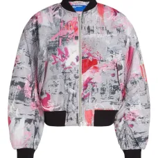 Бомбер с принтом