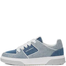 Кроссовки со вставками из денима