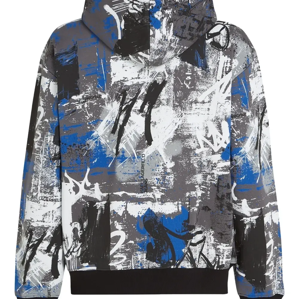 Худи с абстрактным принтом