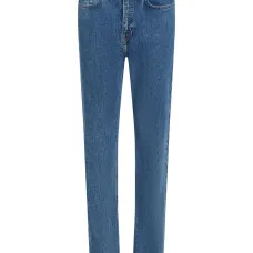 Джинсы прямого кроя с нашивкой-логотипом