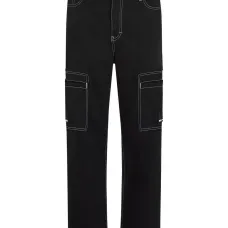 Карго-брюки с контрастной строчкой