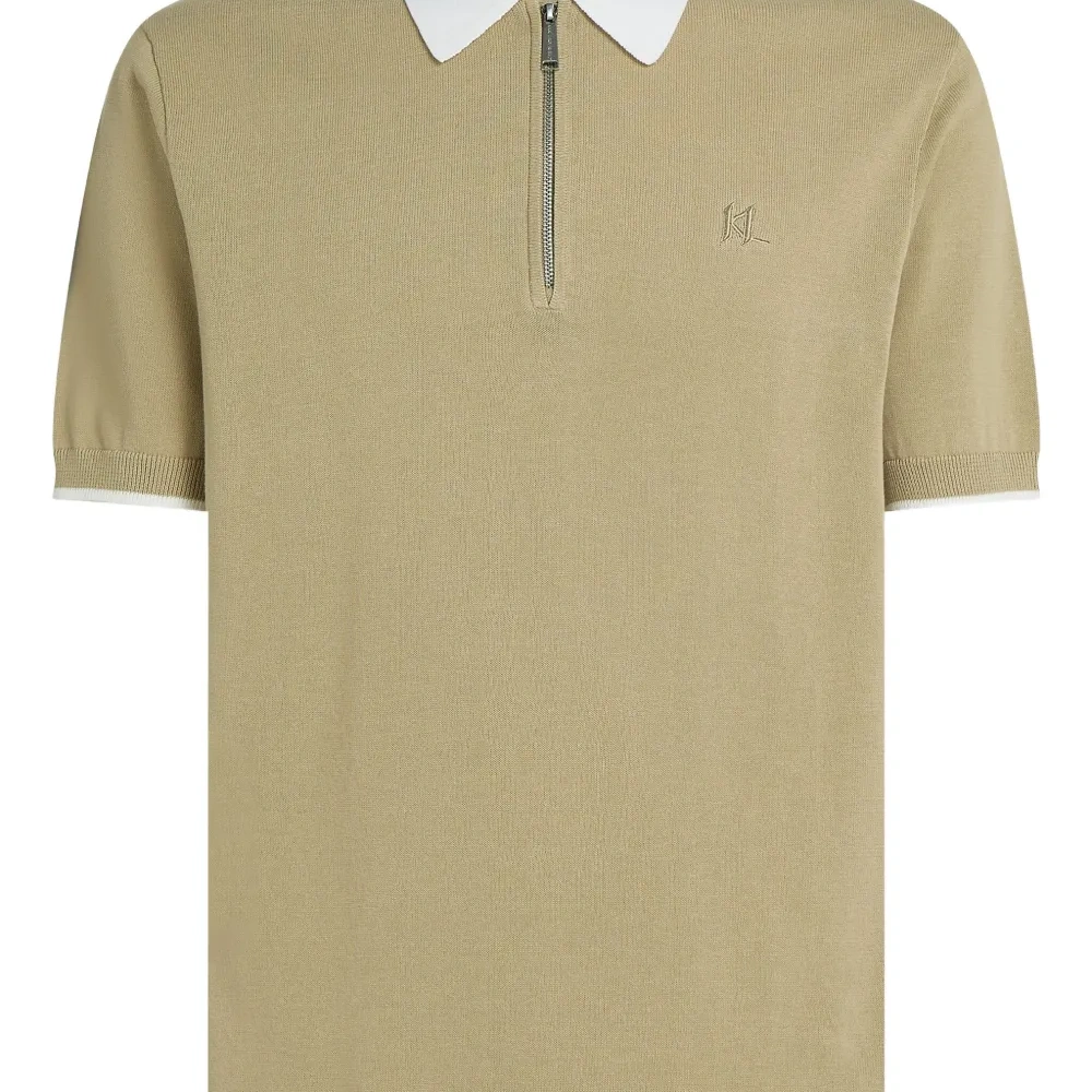 Рубашка поло с воротником на молнии