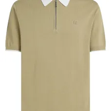 Рубашка поло с воротником на молнии