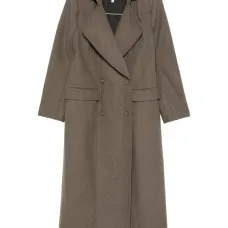 Двубортное пальто с лацканами Двубортное пальто с лацканами